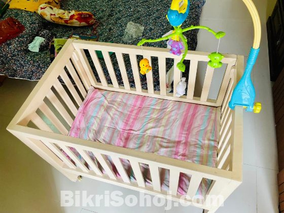 Baby Crib (Wooden) for Sale